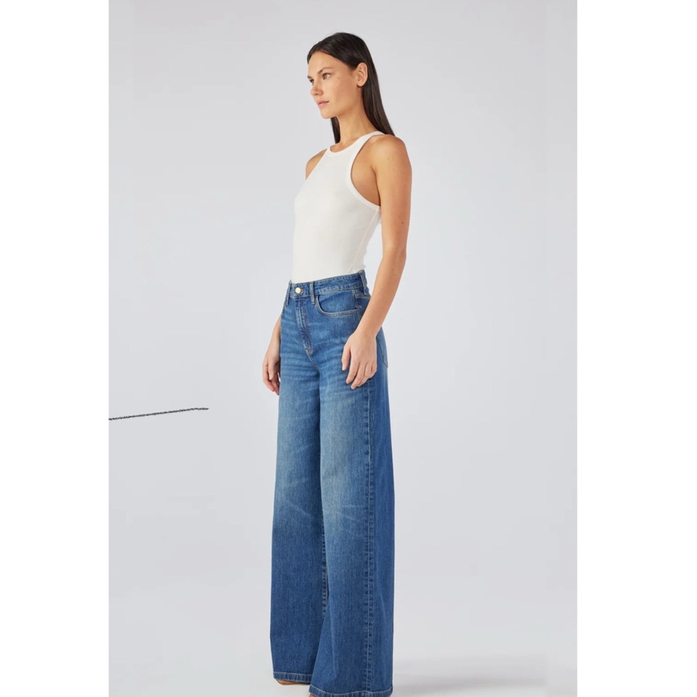 TRIARCHY HIGH WAIST WIDE LEGS JEANS - Picture 3 of 12